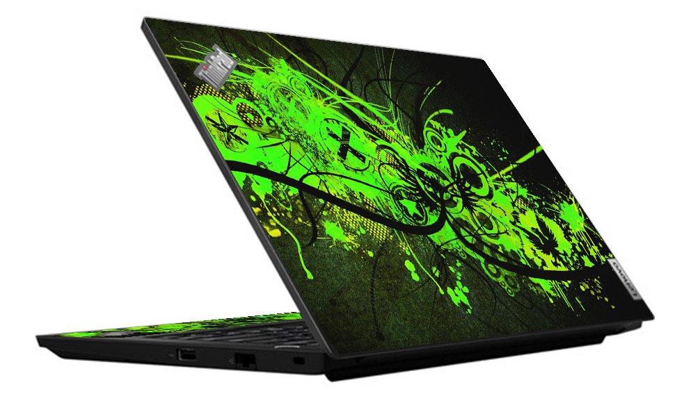 ThinkPad E14 G2 GRAFFITI GREEN Laptop Skin