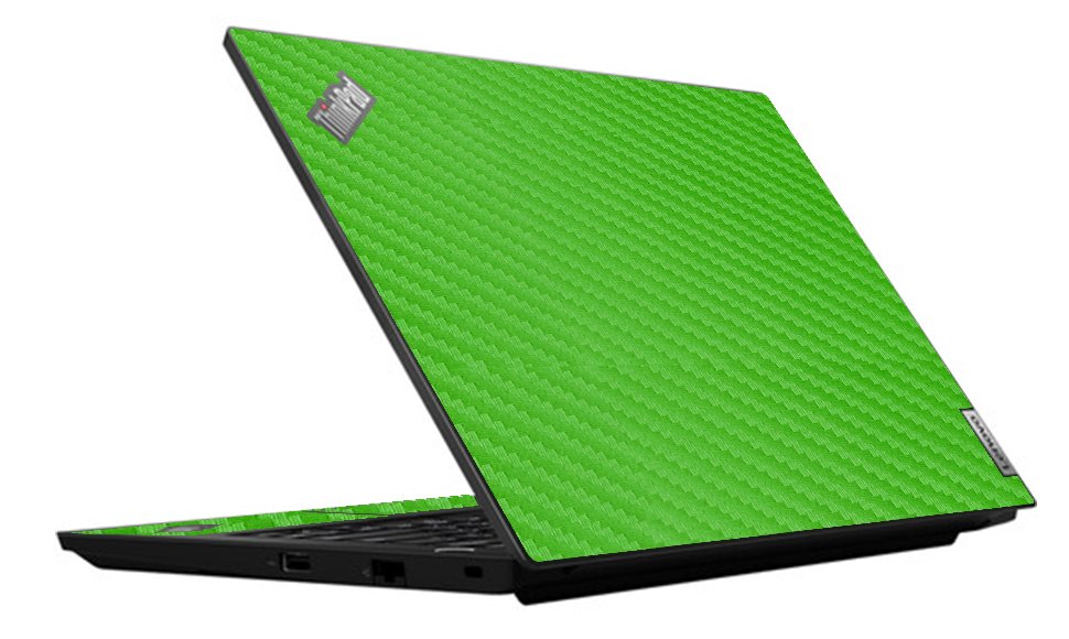 ThinkPad E14 G2 GREEN CARBON FIBER Laptop Skin