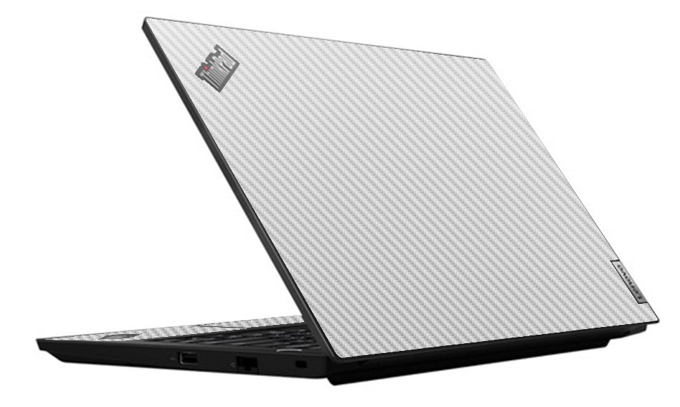 ThinkPad E14 G2 WHITE CARBON FIBER Laptop Skin