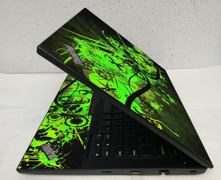ThinkPad E480 G1 GRAFFITI GREEN Laptop Skin