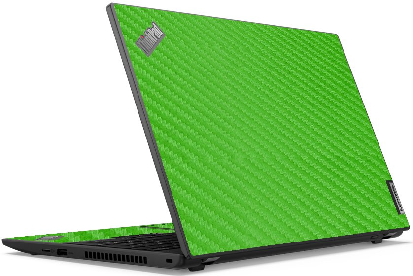 ThinkPad L15 G1 GREEN CARBON FIBER Laptop Skin