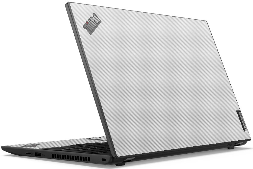 ThinkPad L15 G1 WHITE CARBON FIBER Laptop Skin