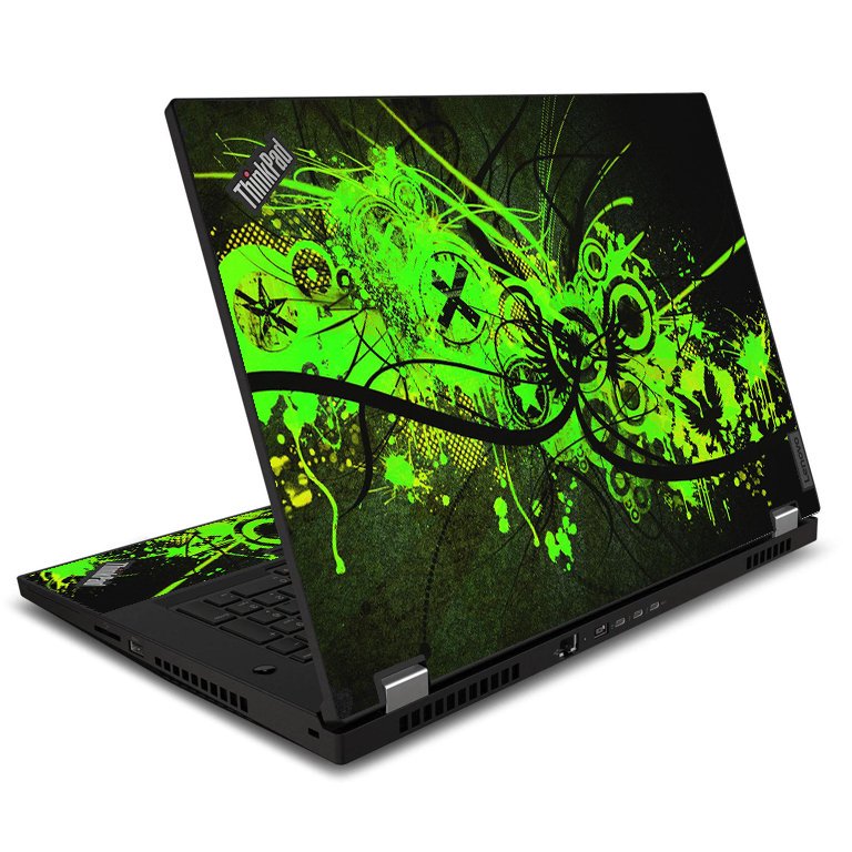 ThinkPad P17 G1 GRAFFITI GREEN Laptop Skin