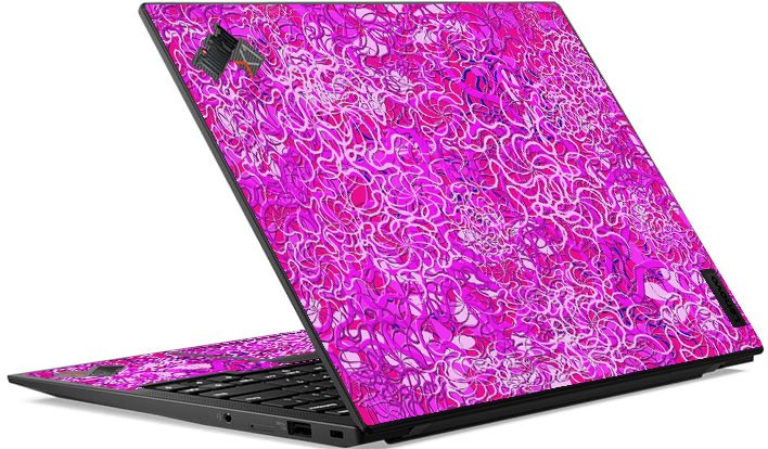 IBM/Lenovo ThinkPad X1 Carbon G9 / G10 OCEAN BOTTOM FLOWERS Laptop Skin