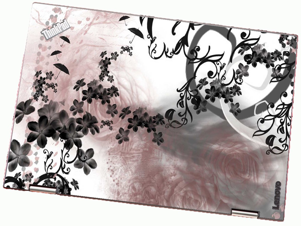 ThinkPad X1 YOGA G3 FLOWERS AND UMBRELLAS Laptop Skin