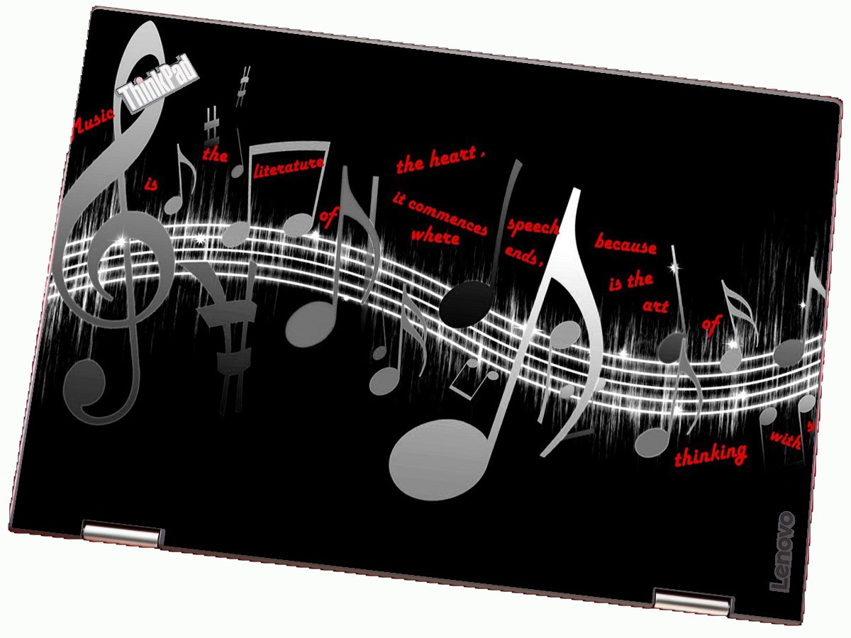 ThinkPad X1 YOGA G2 MUSIC NOTES Laptop Skin