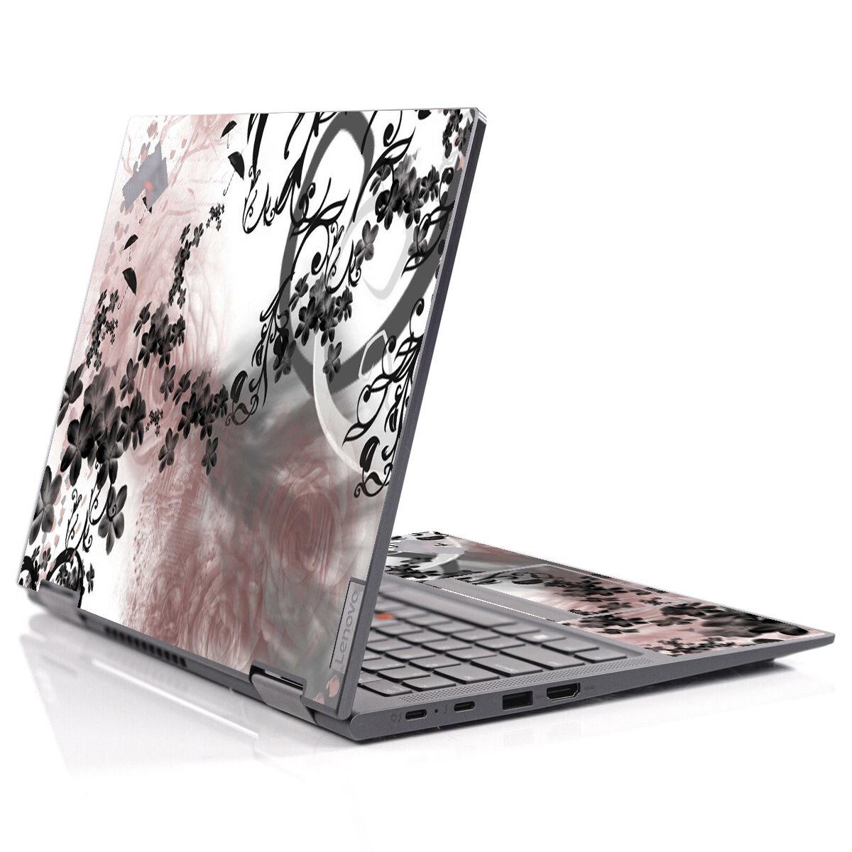 ThinkPad X1 CARBON YOGA G6 FLOWERS AND UMBRELLAS Laptop Skin