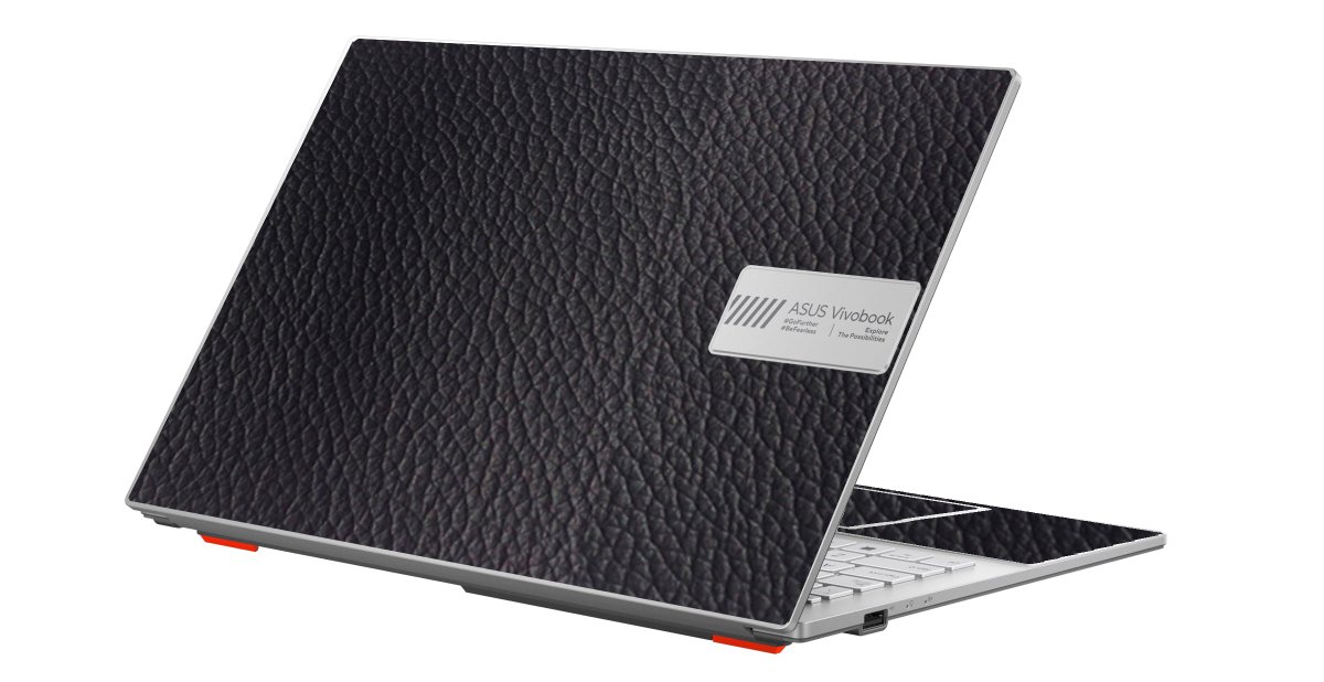 Vivobook Go E1504G BLACK LEATHER Laptop Skin