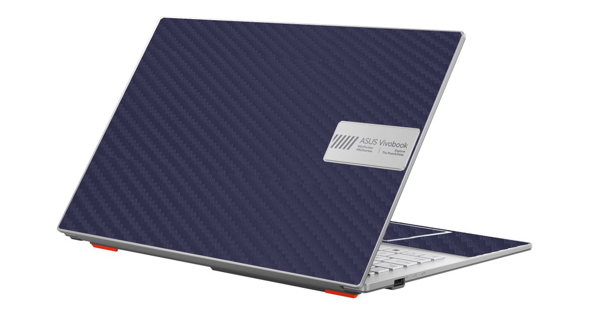 Vivobook Go E1504G BLUE CARBON FIBER Laptop Skin