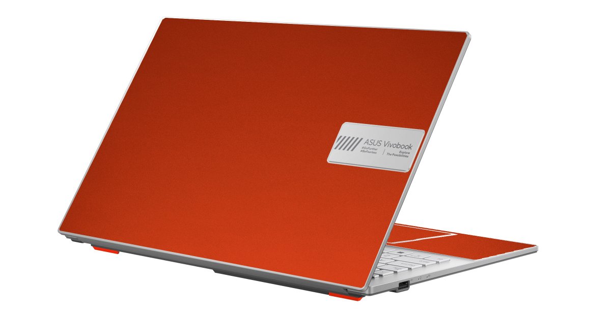 Vivobook Go E1504G CHROME RED Laptop Skin