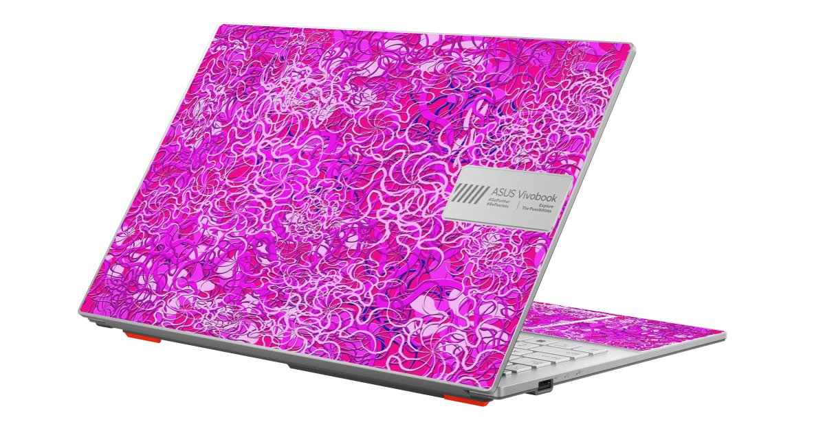 Vivobook Go E1504G OCEAN BOTTOM FLOWERS Laptop Skin