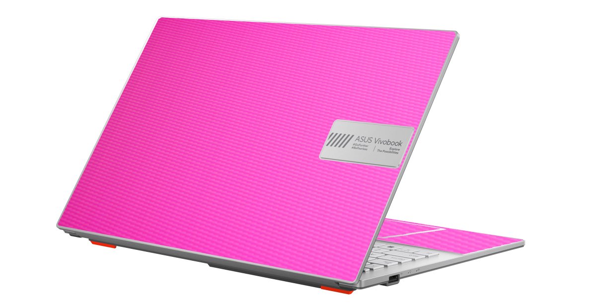 Vivobook Go E1504G PINK CARBON FIBER Laptop Skin