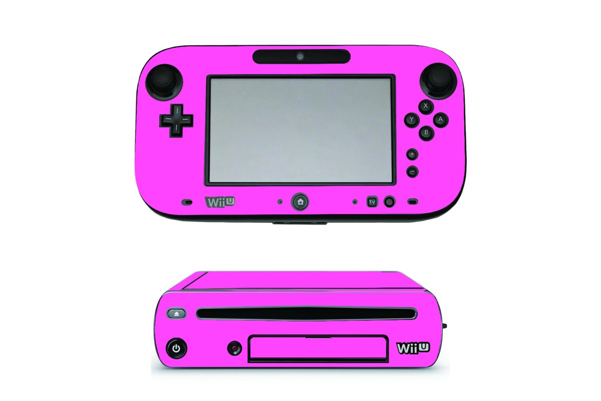 Nintendo Wii U PINK Console Skin