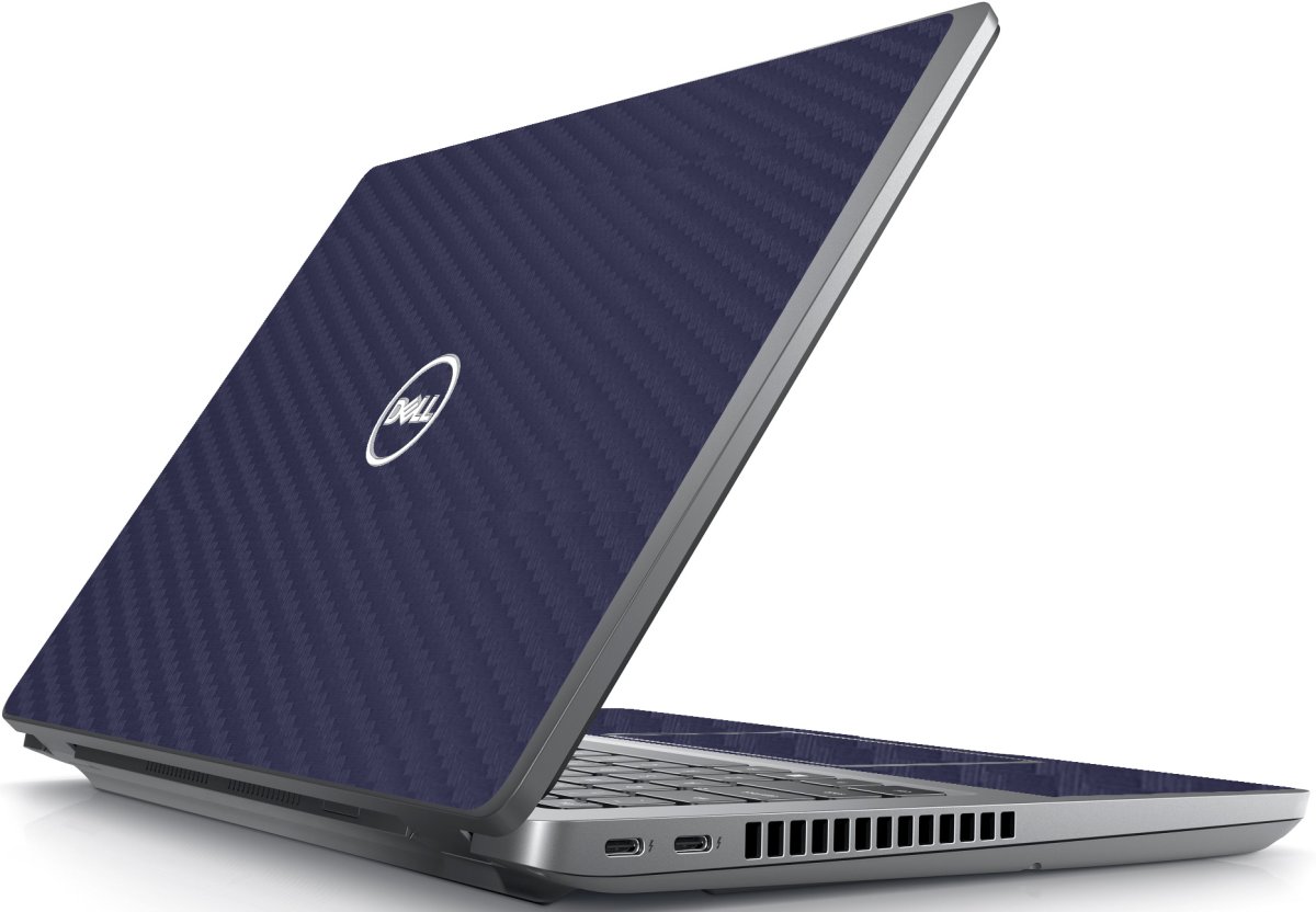 Dell Precision 3470 Workstation BLUE CARBON FIBER Laptop Skin