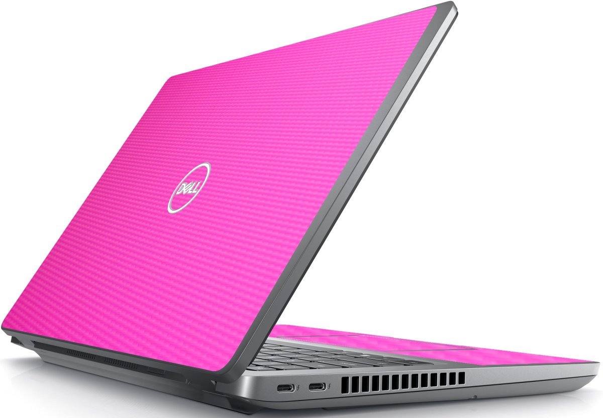 Dell Precision 3470 Workstation PINK CARBON FIBER Laptop Skin