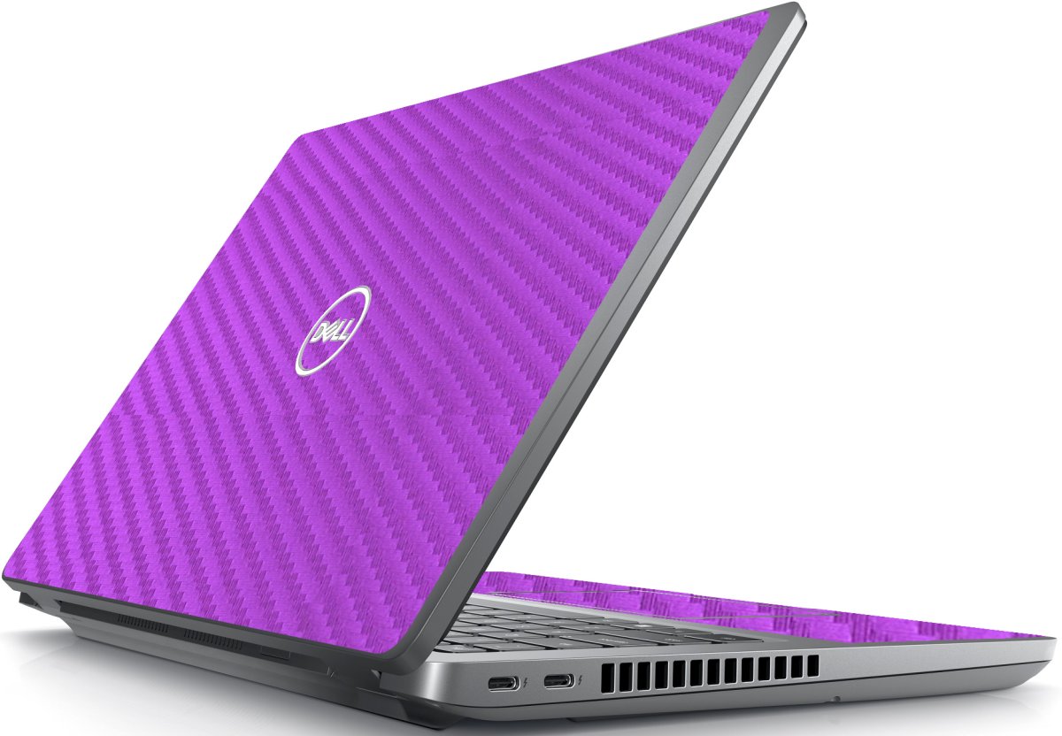 Dell Precision 3470 Workstation PURPLE CARBON FIBER Laptop Skin