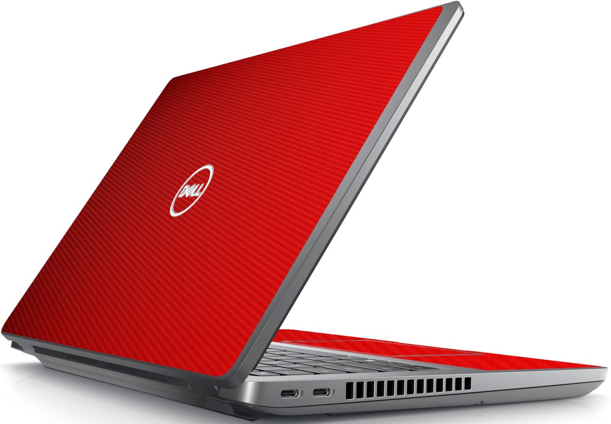 Dell Precision 3470 Workstation RED CARBON FIBER Laptop Skin