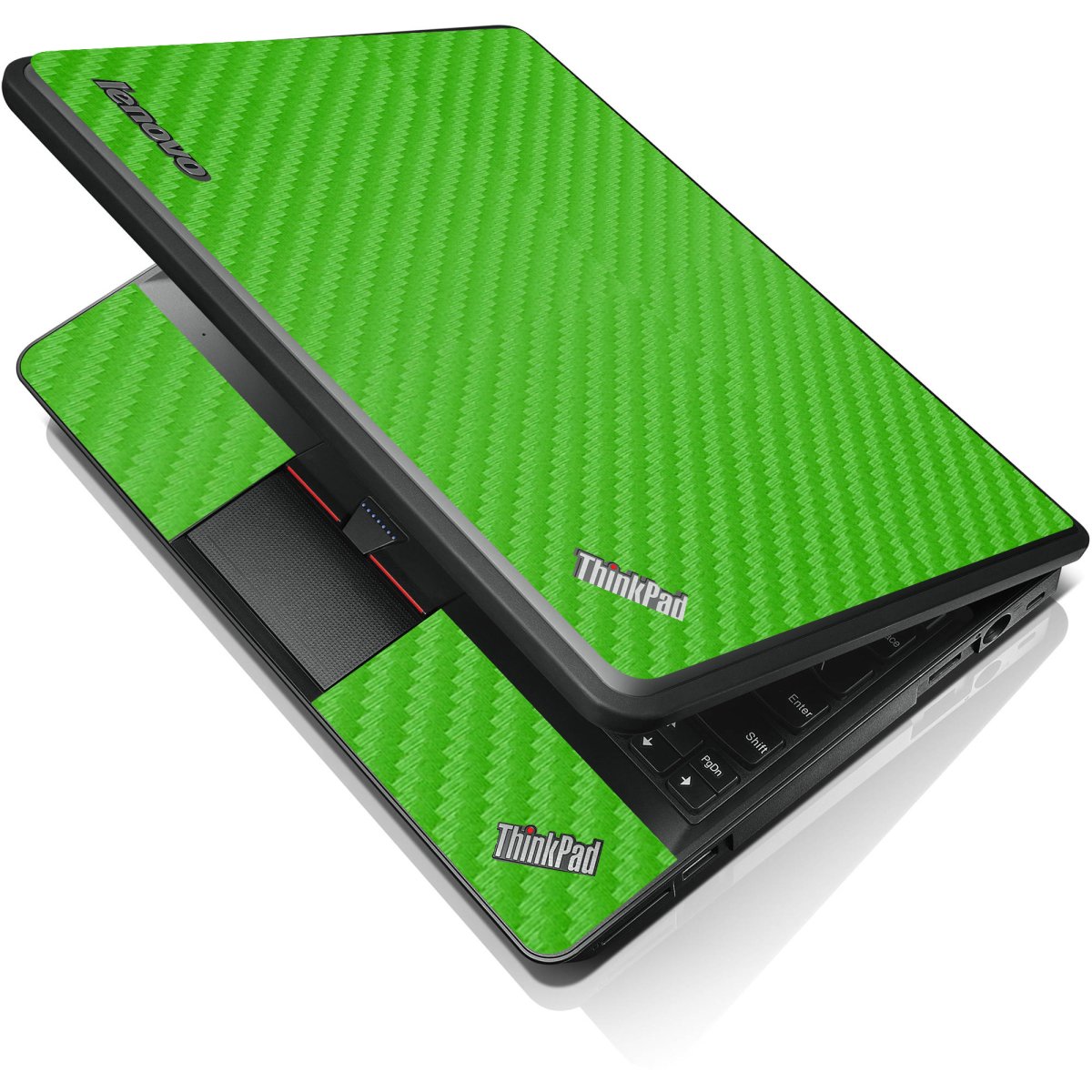 ThinkPad X131 GREEN CARBON FIBER Laptop Skin