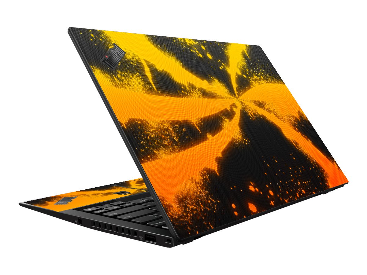 ThinkPad X1 CARBON G6 ORANGE TWIST Laptop Skin