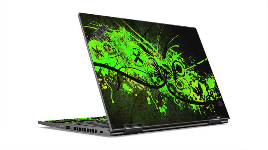 ThinkPad X1 CARBON YOGA G4 GRAFITTI GREEN Laptop Skin