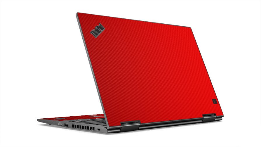 ThinkPad X1 CARBON YOGA G4 RED CARBON FIBER Laptop Skin