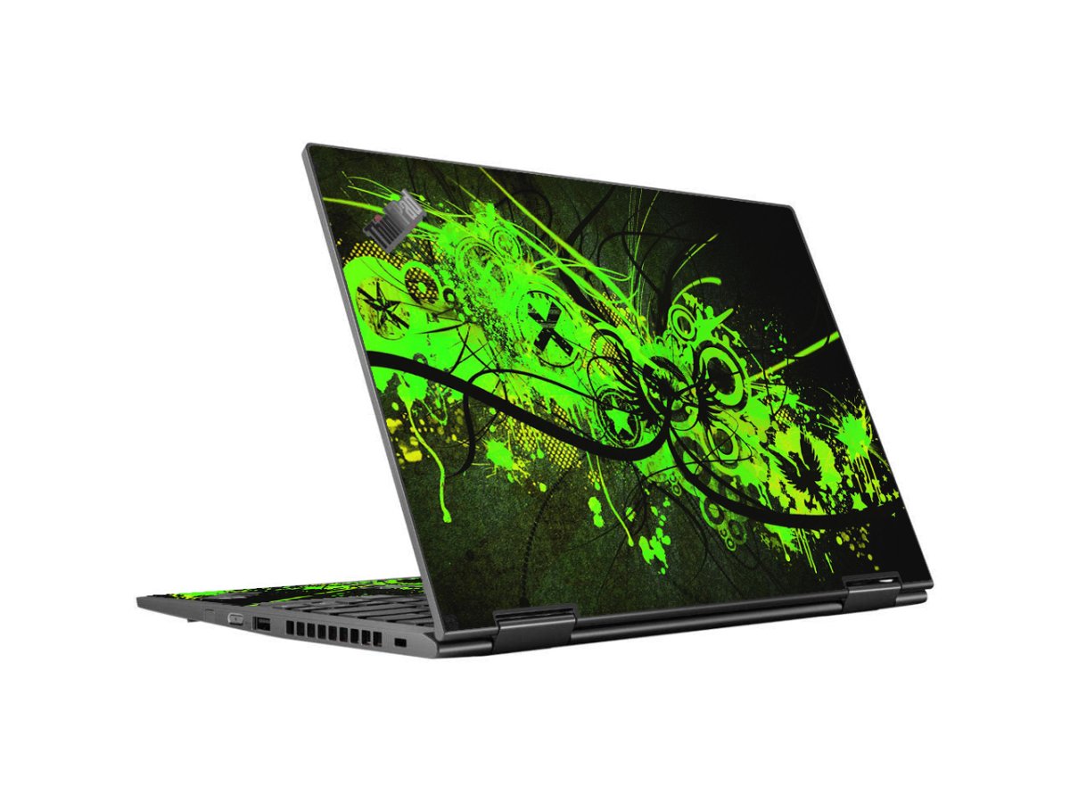 ThinkPad X1 CARBON YOGA G3 GRAFITTI GREEN Laptop Skin
