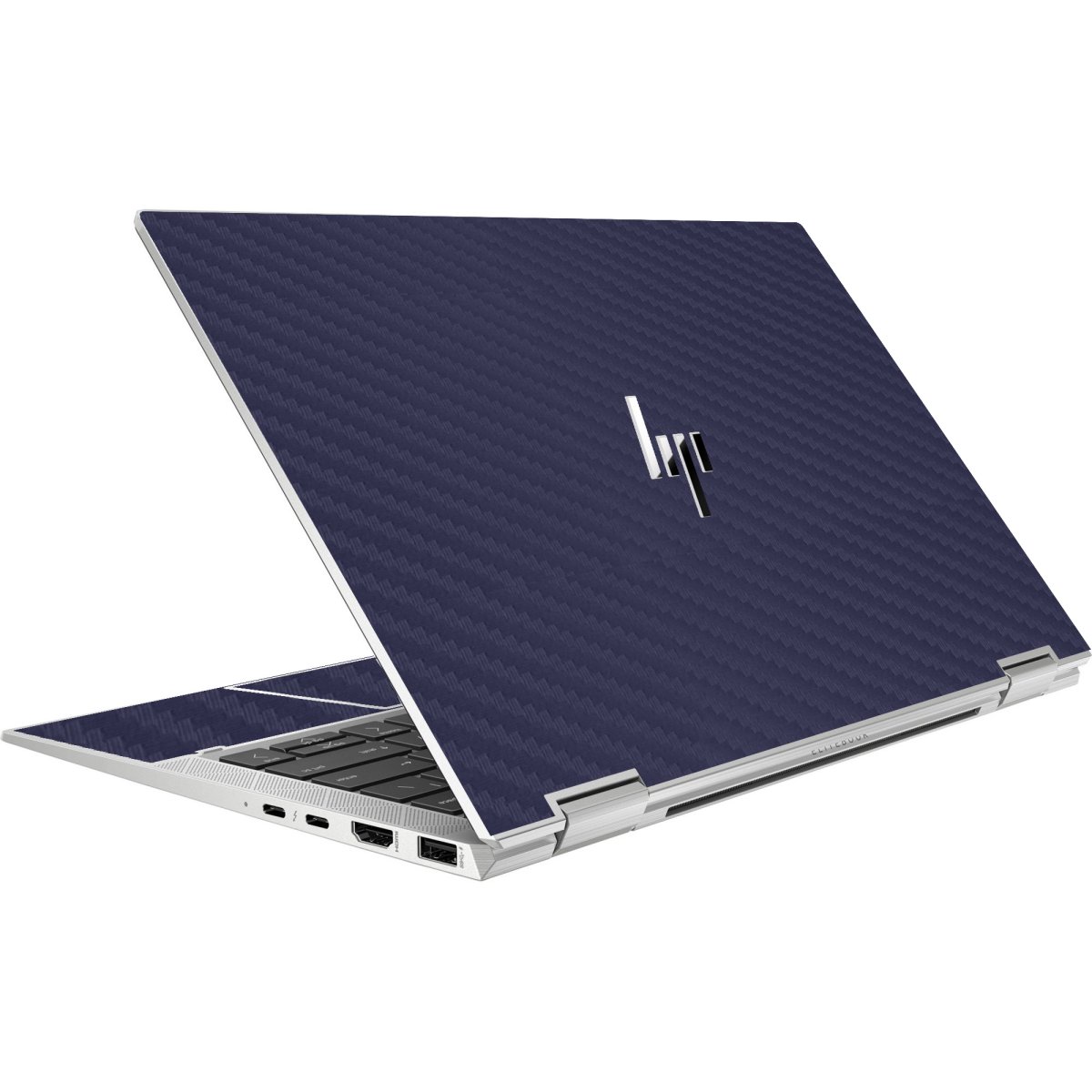 HP EliteBook X360 1030 G8 BLUE CARBON FIBER Laptop Skin