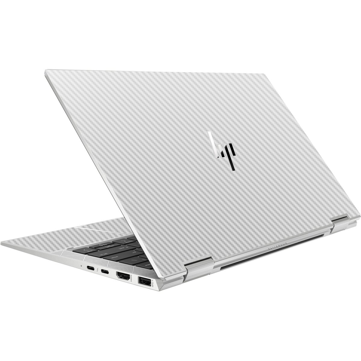 HP EliteBook X360 1030 G8 WHITE CARBON FIBER Laptop Skin