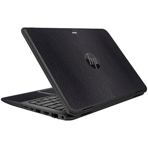 HP ProBook X360 11 G1 EE BLACK LEATHER Laptop Skin