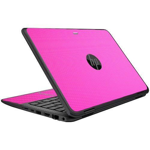 HP ProBook X360 11 G1 EE PINK CARBON FIBER Laptop Skin