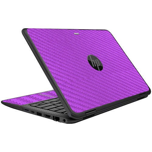 HP ProBook X360 11 G1 EE PURPLE CARBON FIBER Laptop Skin