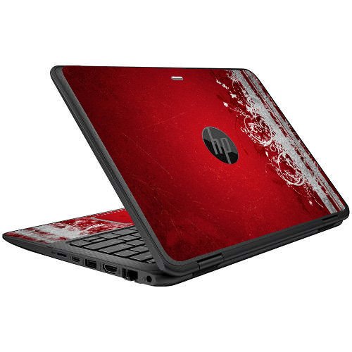 HP ProBook X360 11 G1 EE RED GRUNGE Laptop Skin