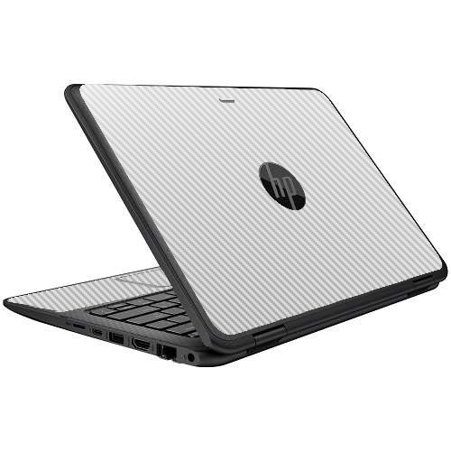 HP ProBook X360 11 G1 EE WHITE CARBON FIBER Laptop Skin
