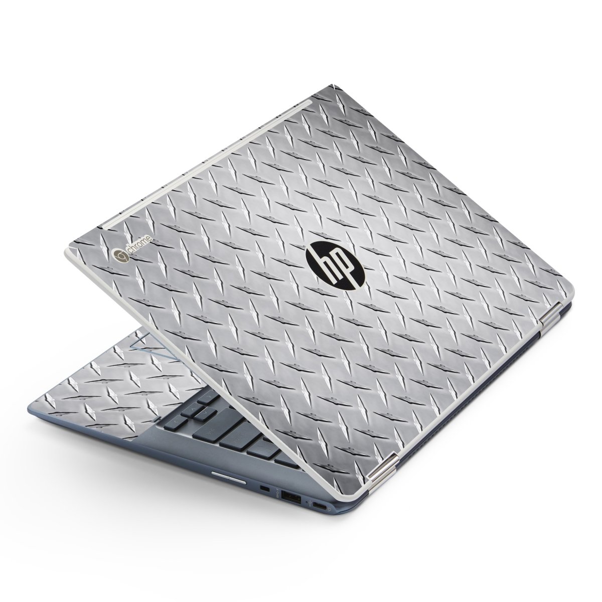 HP Chromebook X360 14 G1 DIAMOND PLATE Laptop Skin