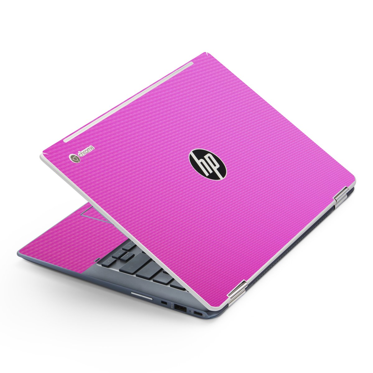 HP Chromebook X360 14 G1 PINK CARBON FIBER Laptop Skin