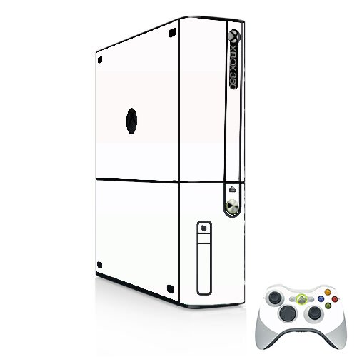 Microsoft Xbox 360E WHITE Console Skin