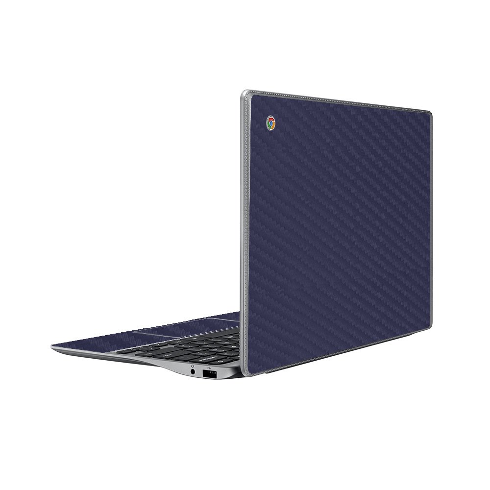 Samsung Chromebook XE503C32 BLUE CARBON FIBER Laptop Skin