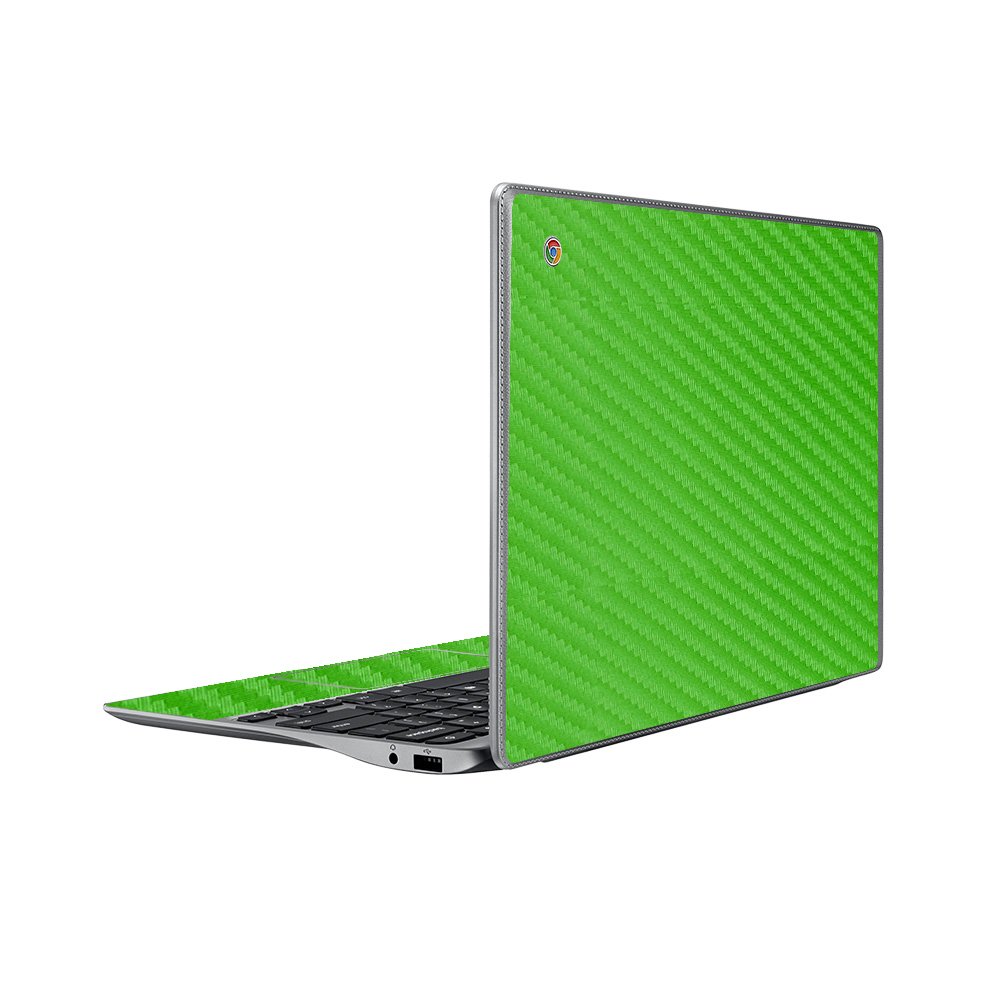 Samsung Chromebook XE500C12 GREEN CARBON FIBER Laptop Skin