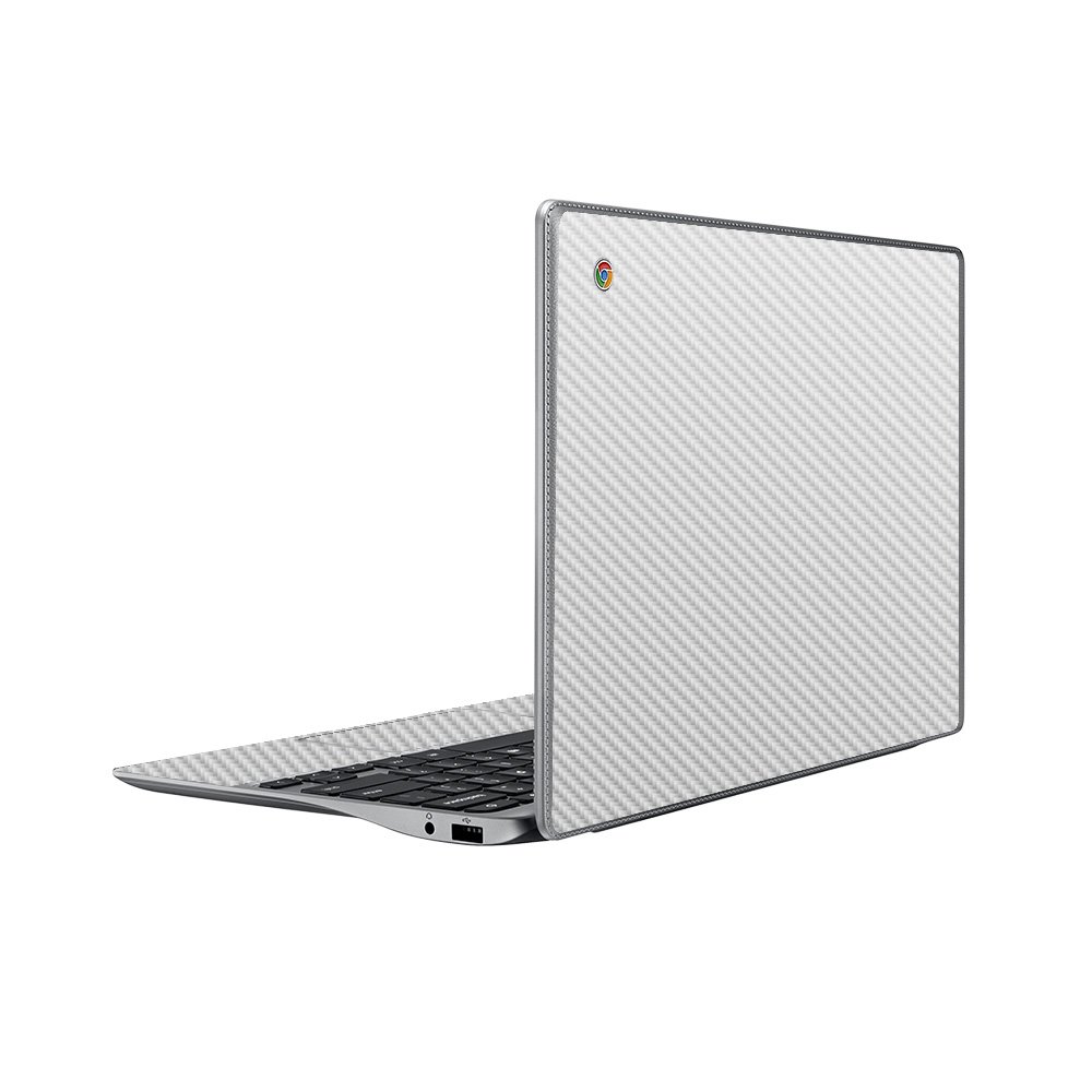 Samsung Chromebook XE503C32 WHITE CARBON FIBER Laptop Skin