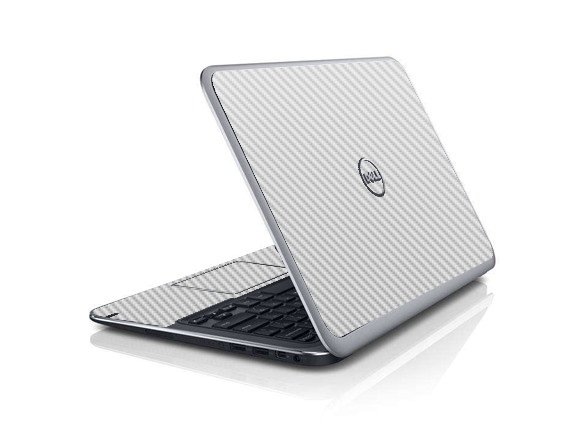 Dell XPS 12 2 IN 1 WHITE CARBON FIBER Laptop Skin