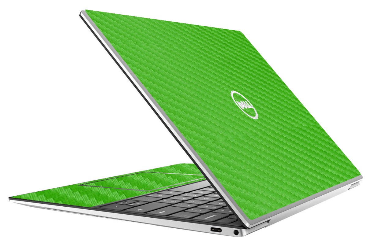 Dell XPS 13 9310 GREEN CARBON FIBER Laptop Skin