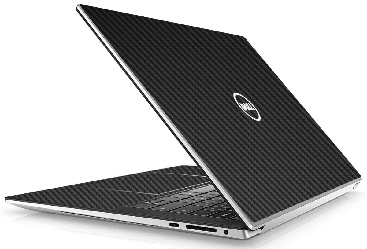 Dell XPS 15 9500 / 9510 BLACK CARBON FIBER Laptop Skin