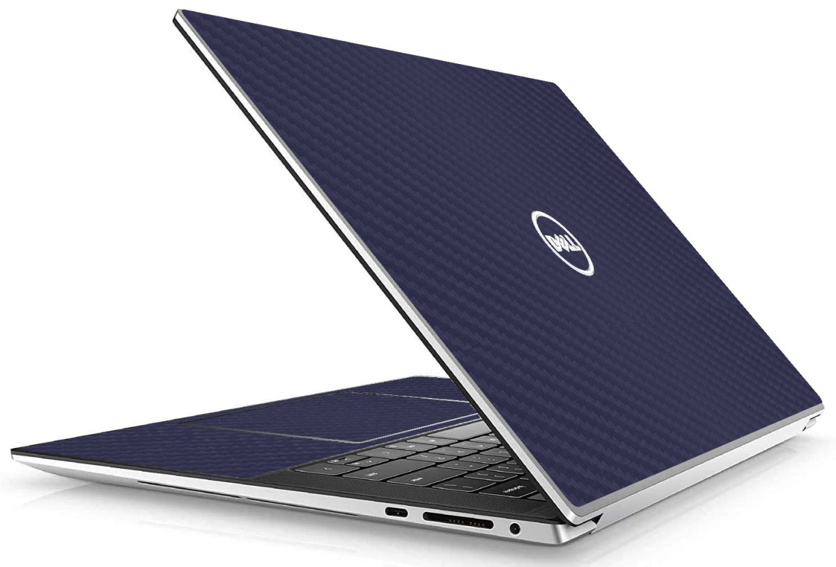 Dell XPS 15 9500 / 9510 BLUE CARBON FIBER Laptop Skin