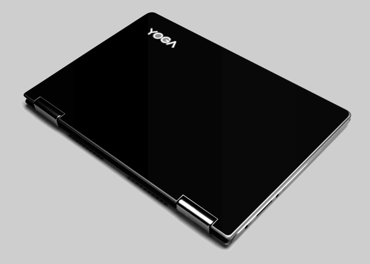 YOGA 710 BLACK Laptop Skin