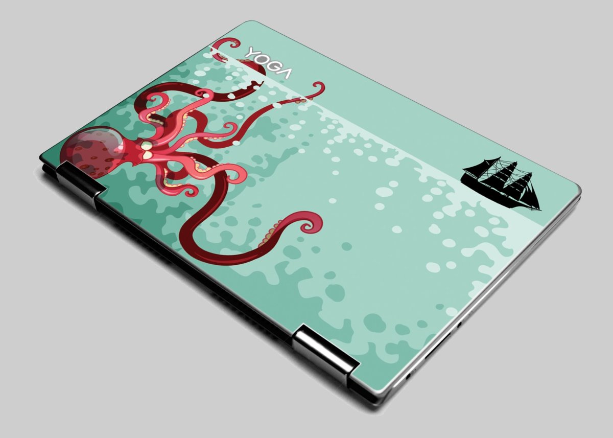 YOGA 710 KRACKEN ATTACK Laptop Skin
