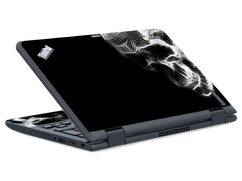 IBM/Lenovo Chromebook Yoga 11E G2 SKETCHY SKULL Laptop Skin