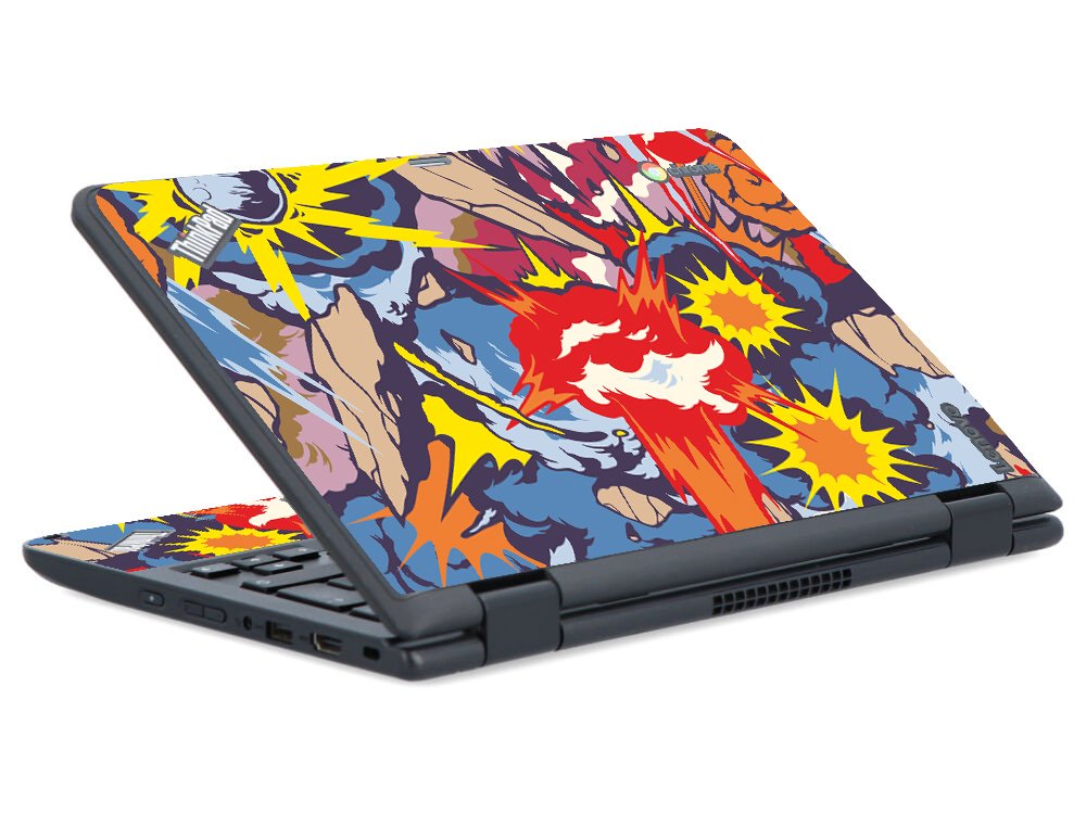 IBM/Lenovo Chromebook Yoga 11E G2 COMIC EXPLOSIONS Laptop Skin