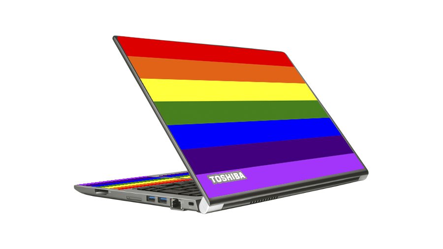 Toshiba Z30B PRIDE FLAG Laptop Skin