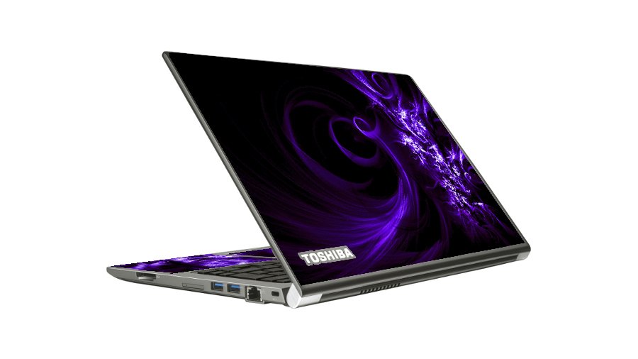 Toshiba Z30A PURPLE SPIRAL Laptop Skin