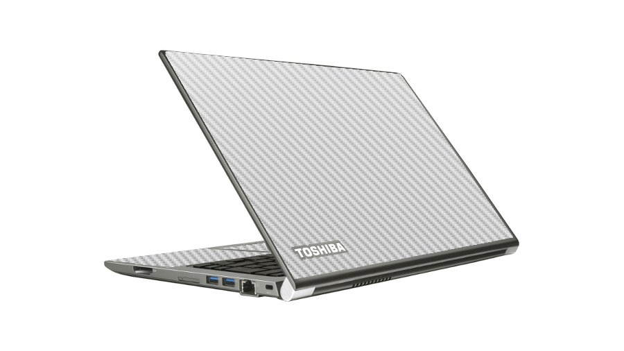 Toshiba Z30A WHITE CARBON FIBER Laptop Skin